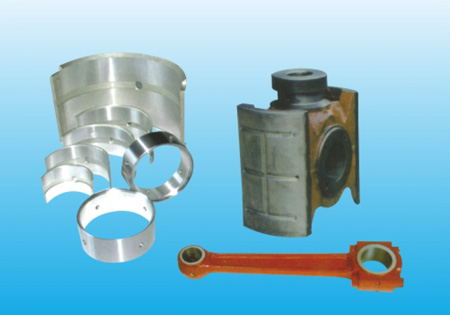 連桿、十字頭、軸瓦